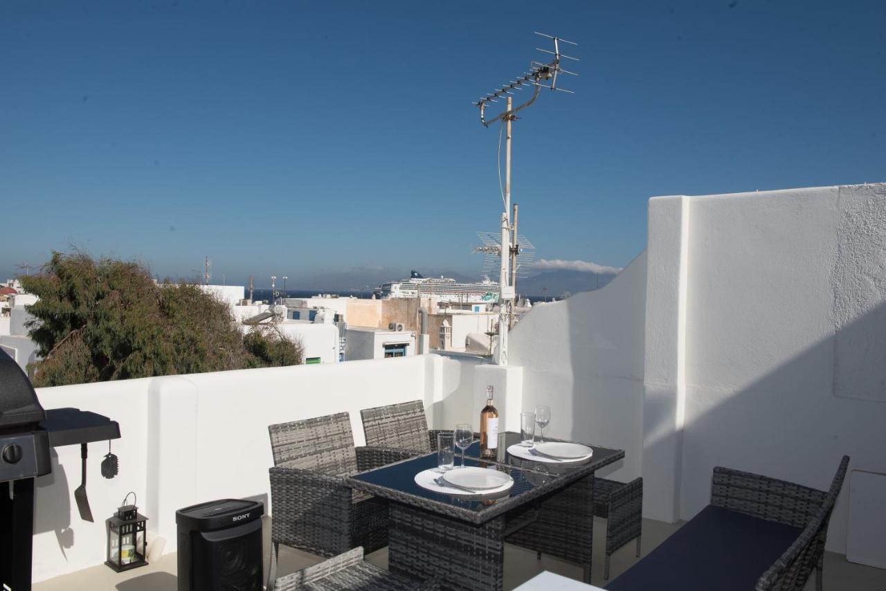 Apartamento Amazing Maisonette With Roof Garden & Bbq Mykonos Town Exterior foto